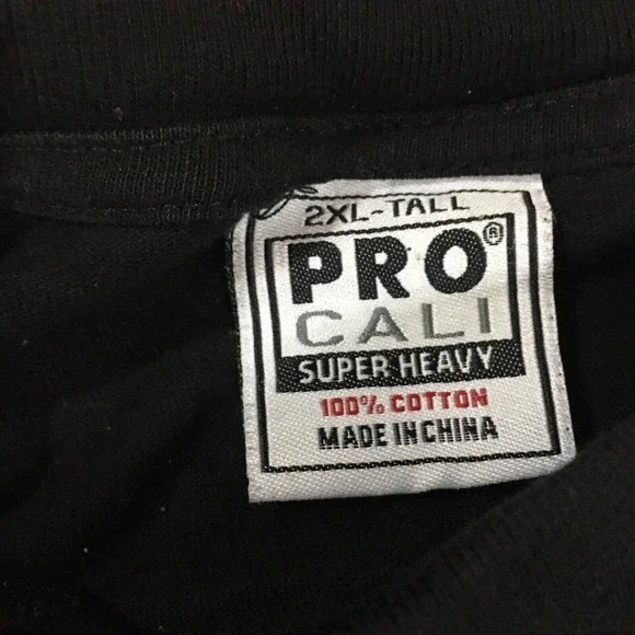 Pro Cali Men Black Tee Don't Trust Anyone Illuminati Eye Shirt Cotton 2XL Tall - Picture 3 of 8